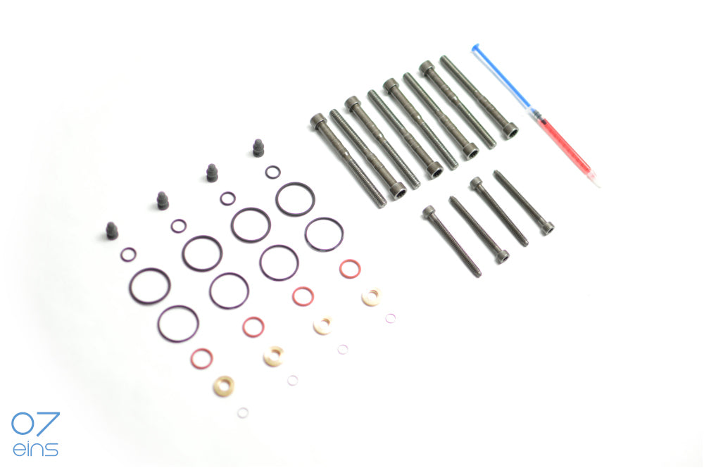 ORIGINAL PDE-Korpushalter Komplett Set für 1.9 TDI & 2.0 TDI verstärkte VITON-Dichtungen + Montagesatz