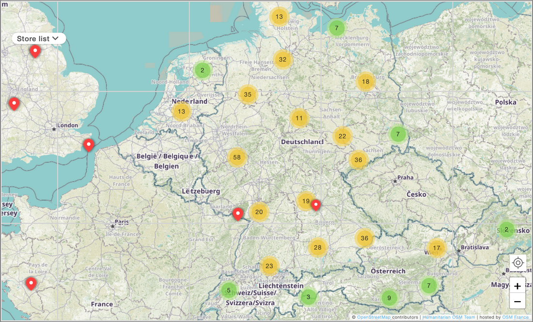 PDE Brücke und PDE Korpushalter: Über 400 geprüfte KFZ-Partner-Werkstätten europaweit