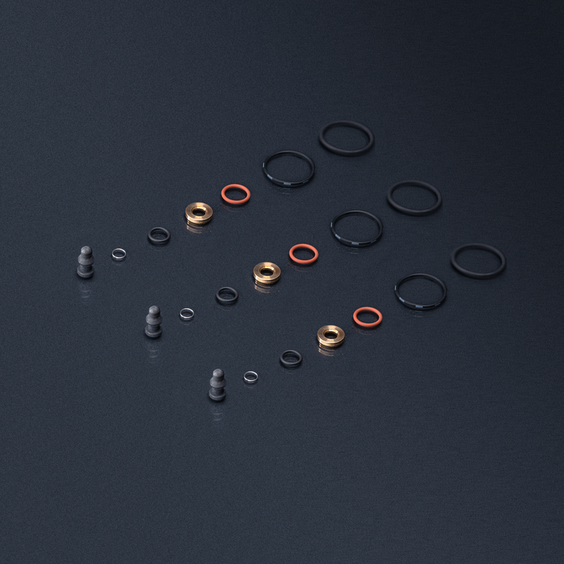 07eins PDE-pakningssæt eller reparationssæt til 3-cylindrede dieselmotorer med pumpe-injektor-enhed Pakningssættet indeholder alle de pakninger, der skal udskiftes ved afmontering og montering af PD-elementerne. Der medfølger også en ny tap (antal skal vælges).