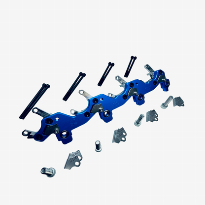 Original 07eins 16V PDE-Brücke für passende 2.0 TDI 16V mit Bosch-PDEs. Stabilisiert PDEs, reduziert Kippbewegung, Einlaufspuren und Diesel im Öl.