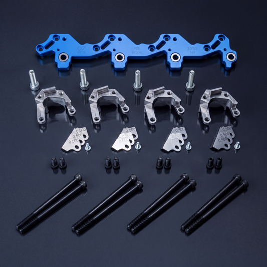 Original 07eins 16V PDE-Brücke für passende 2.0 TDI 16V mit Bosch-PDEs. Stabilisiert PDEs, reduziert Kippbewegung, Einlaufspuren und Diesel im Öl.